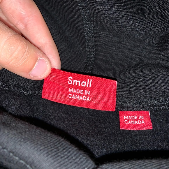 FW16 Supreme Black Box Logo Hoodie - Picture 3 of 4